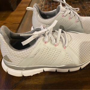 Adidas Golf Shoes size 7.5 grey and pink
